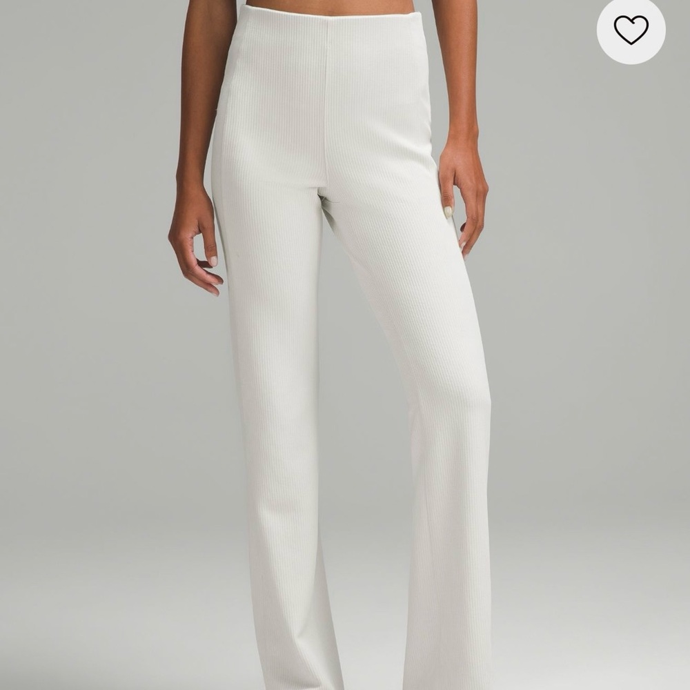 lululemon athletica Cream Boot Cut Pants